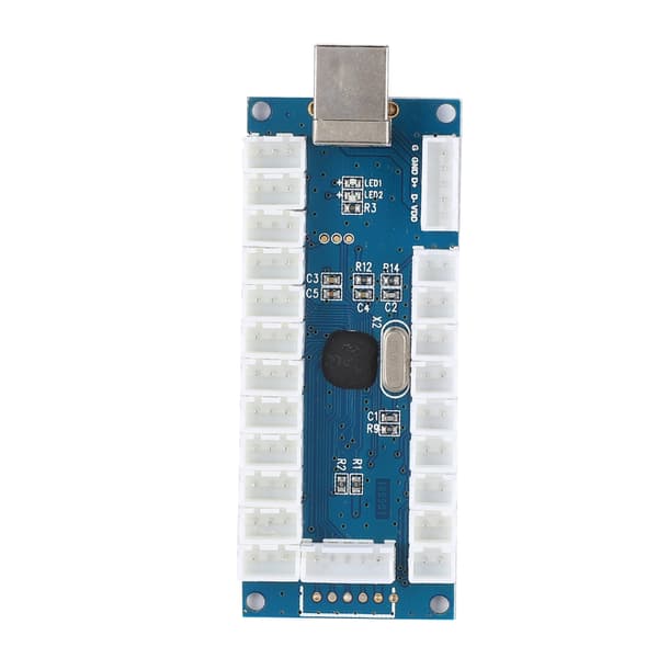 Grønt USB Arcade Joystick Sæt til Kampspil, DIY Single Stick Controller til Hjemme Arcade Kabinet