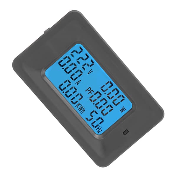 6 i 1 Digital LCD-mätare Spänning 110-250V Ström 100A Effektövervakningspanel med strömtransformator