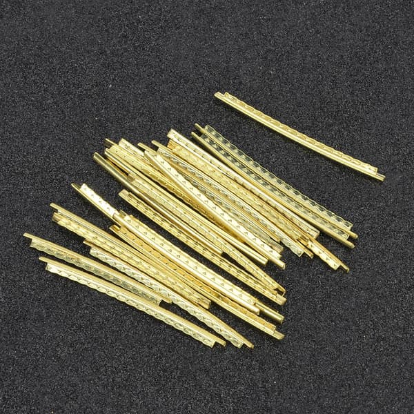 24 st/set elgitarrbandtråd gitarrgreppbräda mässingsbandtråd bredd 2,7 mm