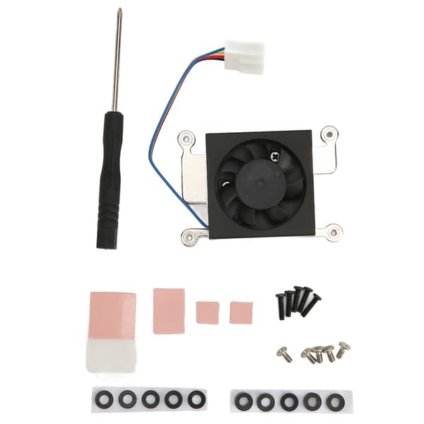 Raspberry Pi CM4 5V 3007 Lydløs Køleblæser med Termisk Pad til Køleplade