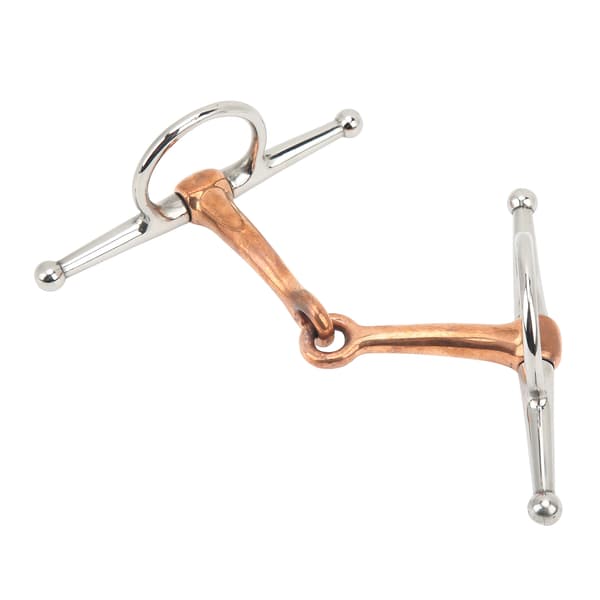 Hest Full Cheek Snaffle Rustfrit Stål Ring Snaffle Bid til Udendørs Hestetilbehør 125mm