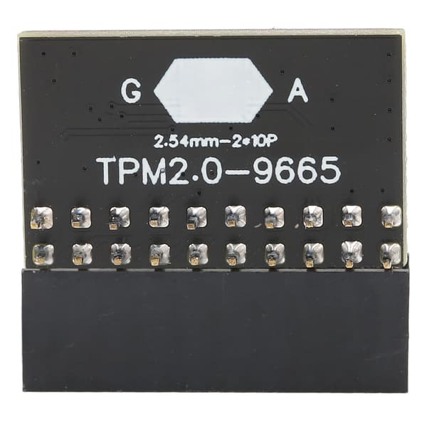 TPM 2.0 Säkerhetsmodul 20Pin 2 10P Kryptoprocessor för Windows 11 Gigabyte ASUS Moderkort