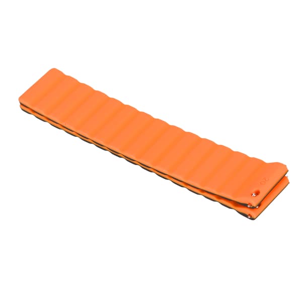 20 mm Silikone Magnetisk Urrem, Justerbar Universal Håndledsrem til Amazfit Bip, Sort & Orange