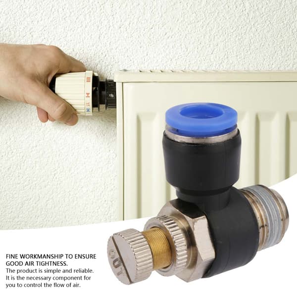 2st Rör Luftflödeshastighetsregulator Pneumatisk Kopplingsventil SL10-03