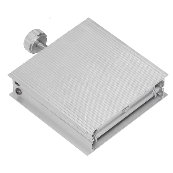 Laboratorie lyftplattform 90x90mm Höjdjusterbart Mätverktyg Manuell Lyftplattform Silver