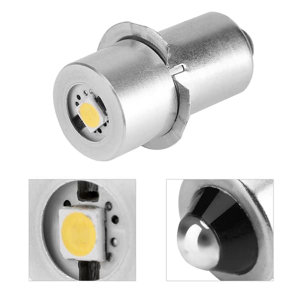 1kpl P13.5S 1W LED-taskulampun vaihtopolttimo, työvalo (6V)