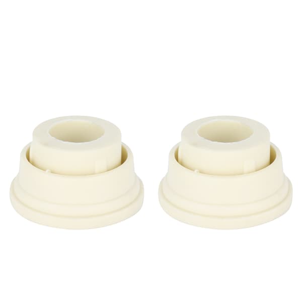 2-pack poolstege gummistötfångarlock, ersättningssäkerhetspluggar för poolsteg, poolutrustningstillbehör