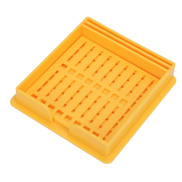 Multifunktionel Sticky Note Dispenser Skabelonholder Gul til Kontoret