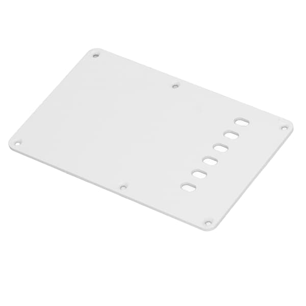 2 st vit PVC elgitarr bakplatta 6 hål robust elegant plektrumskydd bakplatta