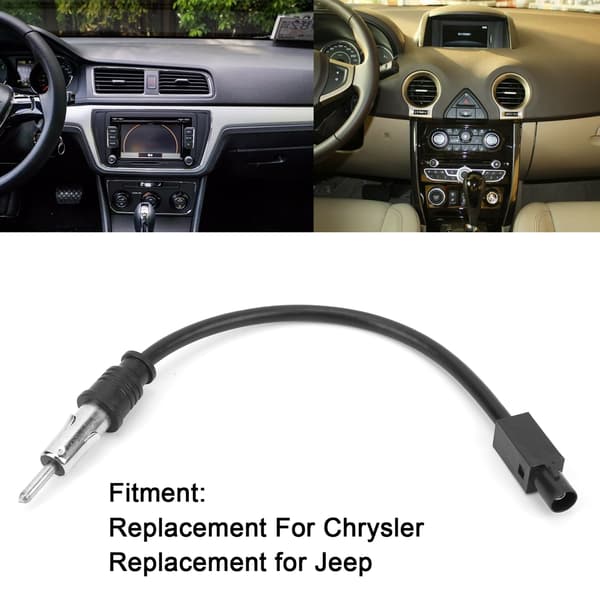 Bilradio Antenne Adapter Kabel Sort Reparation Reservedel til Chrysler