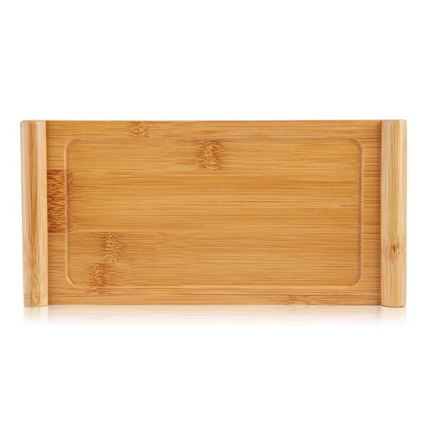 Bambu tebricka koppfat mat dessert serveringsbricka Kung Fu te tillbehör