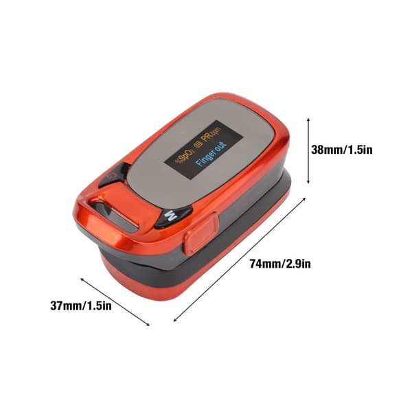 A320 Fingerpulsoximeter Blodilt SpO2 Pulsmåler