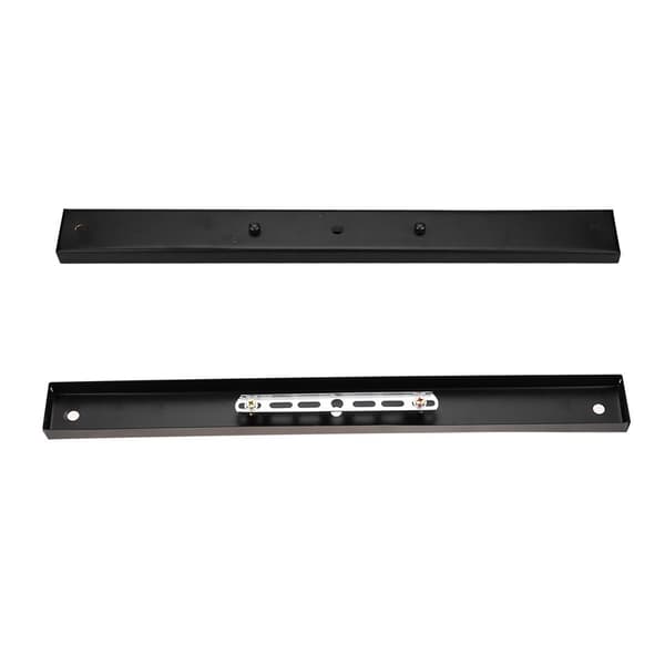 Loftlampe Pladeholder Beslag Base Rektangulær Form DIY Pendellampe Tilbehør Sort