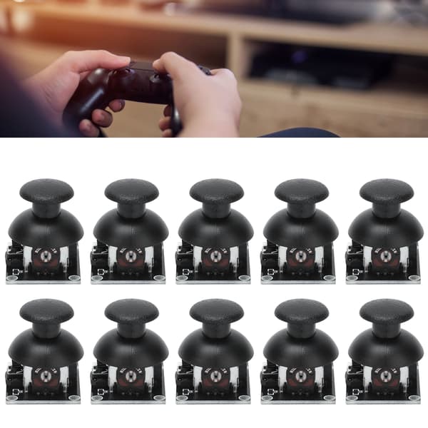 10 stk. joystick-sensor spilcontroller-modul X Y dobbeltakset udskiftningssæt til PS2