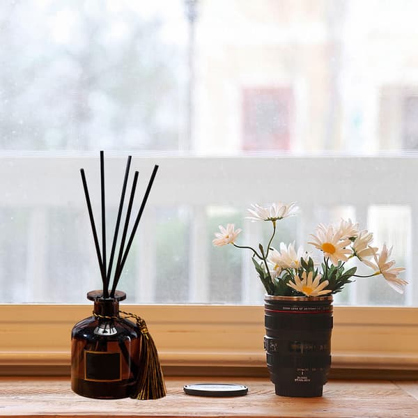 50 ml Reed Diffuser Tar Bort Lukt Eldfri Diffuserolja Naturlig Diffuser för Kontor
