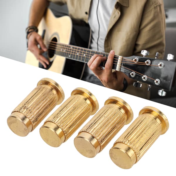 4 st metallguld justerbar gitarrstall och stränghållare monteringsankare elgitarrhårdvara