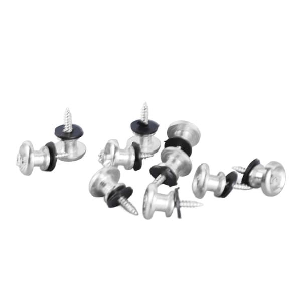 Gitarrrem Låsknappar 10-pack Svampdesign Silver Universal Rempinne för Ukulele Bas Akustisk