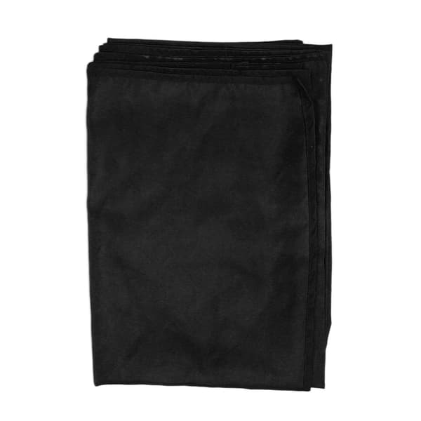 Fotobaggrund Blød Polyester Krølfri Studiebaggrund til Fotoboksfester Sort 4.9x9.8ft