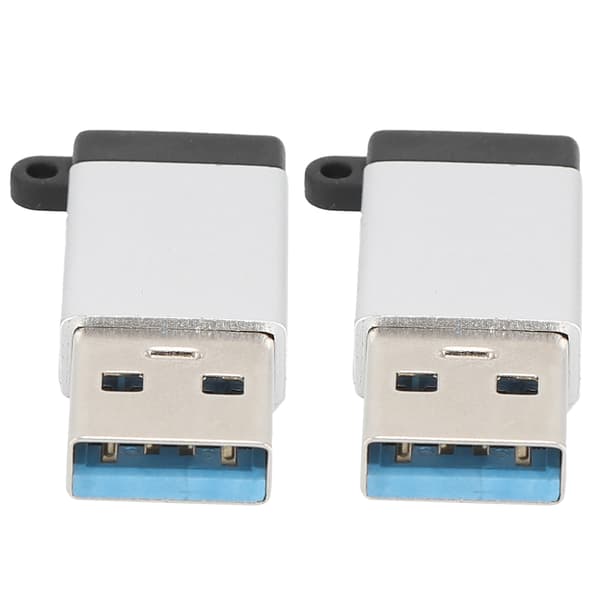 USB 3.0 til USB-C-adapter, Type-C til USB OTG-stik, Plug and Play-konverter til datasynkronisering, sølv