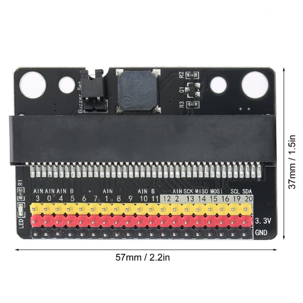 Micro Bit GPIO -sovitinkortti IOBIT-koodaussarjan STEM-opetusleluun