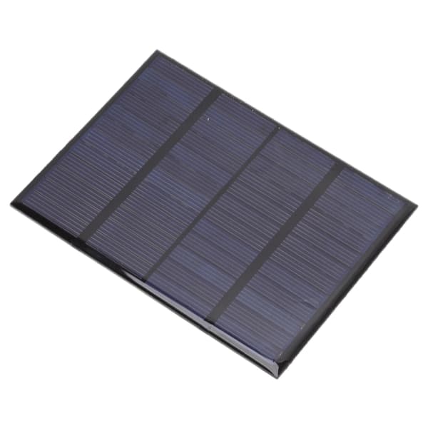 12V 1.5W Mini Epoxy Solpanel DIY Solbatteriladdningspanel Polykisel Solcell för Campinglyktor Mobiltelefon