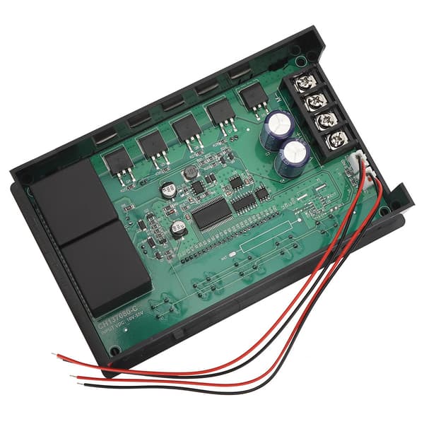 60A 10-55V DC Børstemotor Hastighedsregulator Digital LCD Langsom Kørsel/Stop Timer Vendbar