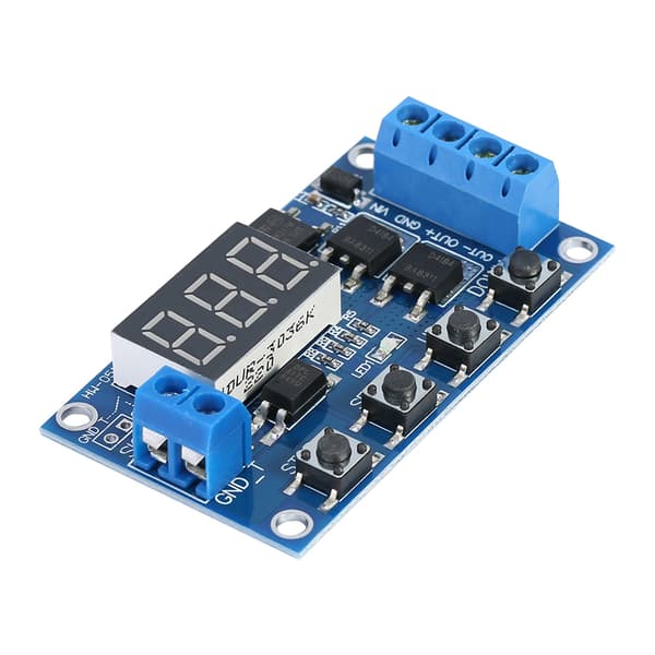 DC 5V-36V Trigger Cycle Delay Timer Switch Tænd/Sluk Relæmodul med LED-display
