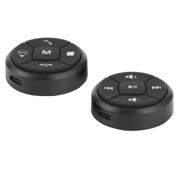 Trådlös rattfjärrkontrollknapp för GPS Volym Bil Audio Switch