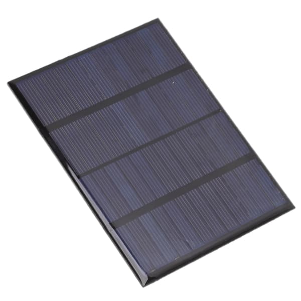 12V 1.5W Mini Epoxy Solpanel DIY Solbatteriladdningspanel Polykisel Solcell för Campinglyktor Mobiltelefon