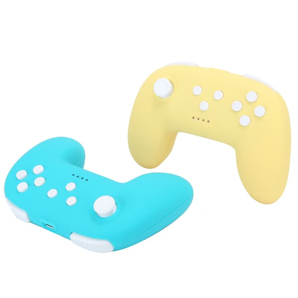 Trådløs controller til Switch Pro Mini Gamepad Grip til NS Lite Dual Vibration Grøn Gul
