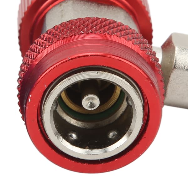 2-pack R134A AC snabbkoppling hög låg sidoadapter, justerbar anslutningssats