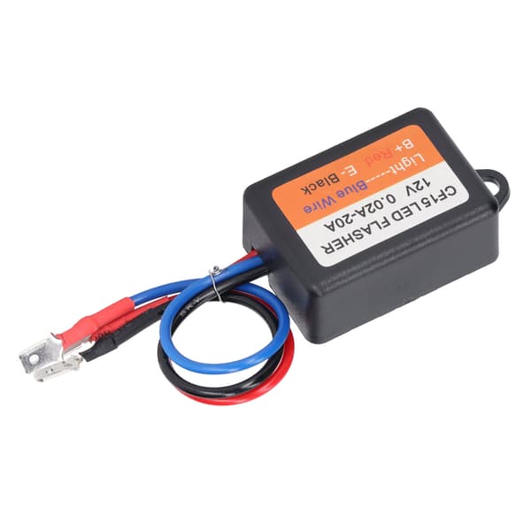 Blixtljusstyrenhet Bilblinkermodul LED-blinkrelä 12V 0.02‑20A