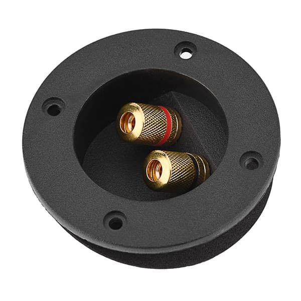 2 st 48 mm kopparbindningsstolpe högtalarterminalbox för HiFi Audio DIY