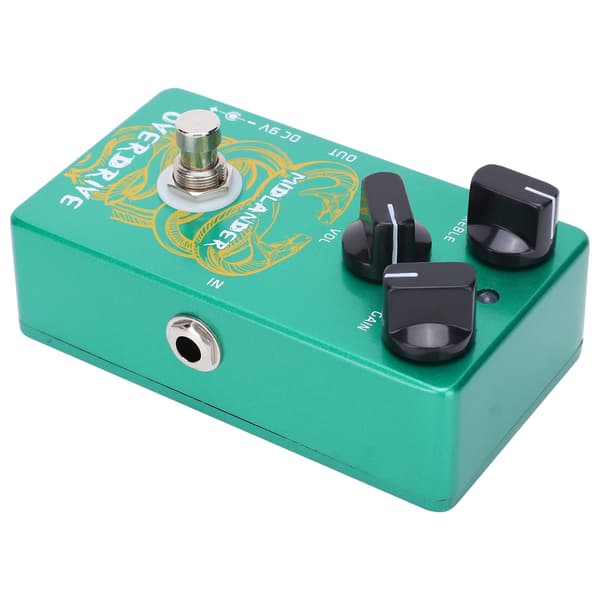 Overdrive Gitarrpedal True Bypass Effekt för Elgitarr Musiktillbehör