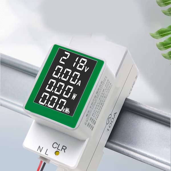 Amperemeter Voltmeter Multifunktion Digital Spændingsstrømmåler Tester AC 50‑300V 100A