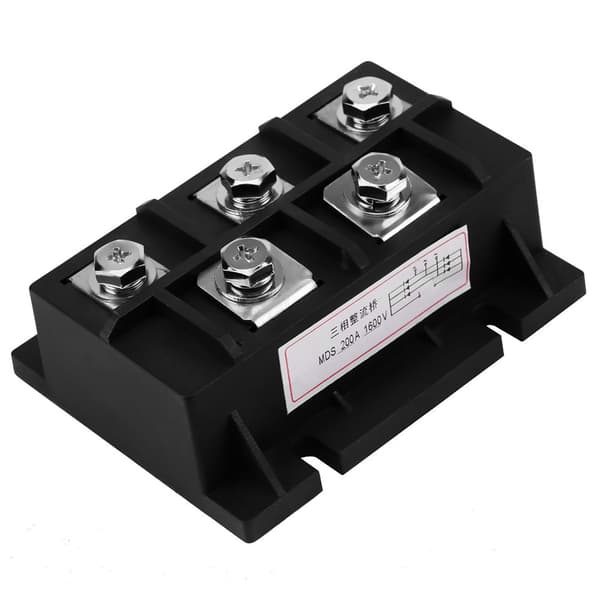 200A Amp 1600V MDS200A Trefaset Diodebroensretter Strømmodul