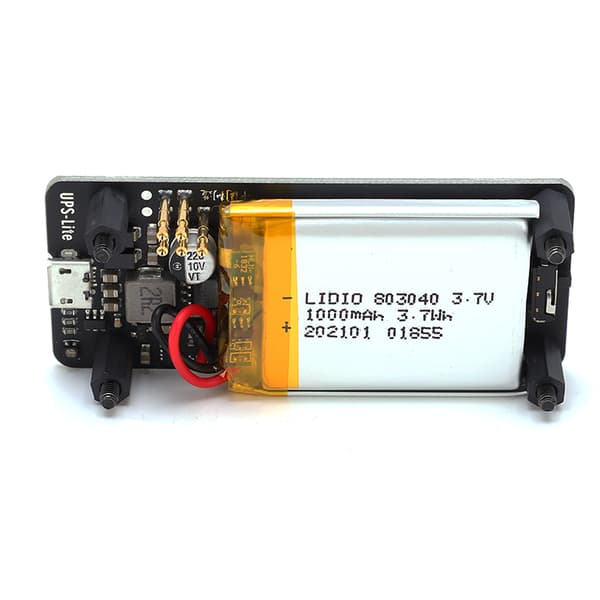 UPS HAT Power Board Batterioplader Modul til Raspberry Pi Zero, 5V