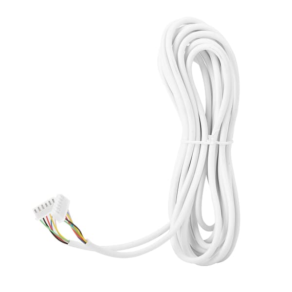 5m 0,3 mm 6-ledare flexibel rund kopparkabel för videointercomsystem