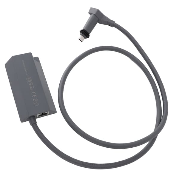 Rektangulær satellit bredbånds Ethernet-adapter i gummi til eksternt kablet netværk, 1 pakke