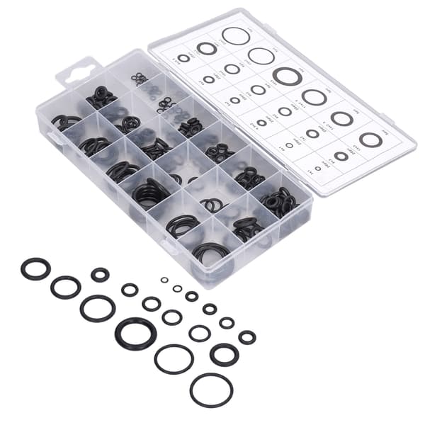 225PCS O-ring sortiment gummitätningspackningar multifunktionellt slitstarkt brickkit