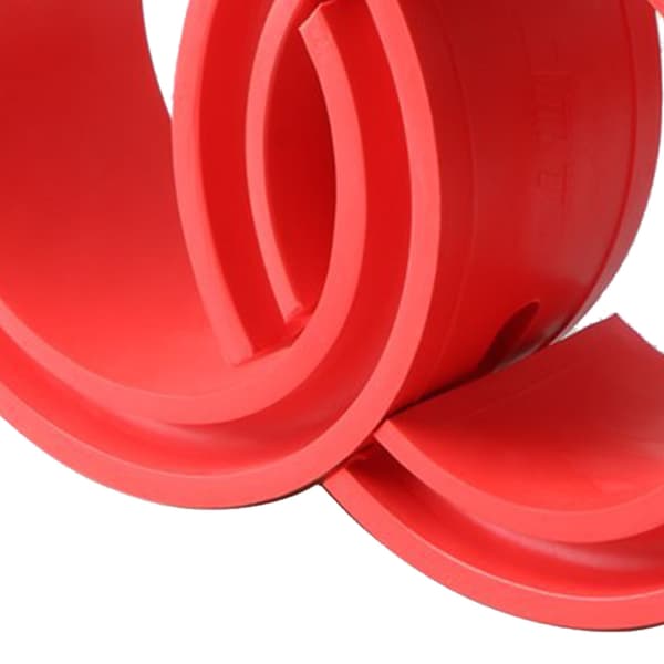 2-pak bilfjederafstandsring gummi stødpude buffer Power Flex A+