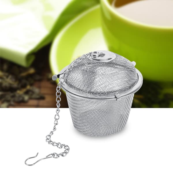 6,5 cm Praktisk Tekugle Krydderisi Mesh Infuser Filter Rustfrit Stål Urte