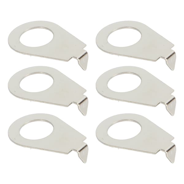 10 STK Sølv Metal Skive til Elektrisk Guitar Knop Pointer Plade Potentiometer Pointer Hardware