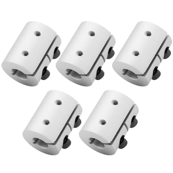 5 stk. akselkobling i aluminiumslegering til 3D-printer, servomotor, stepmotor