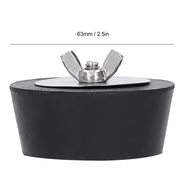 Vinterplugg Gummiutvidgning för simbassängsrör Vinterkopplingar 63mm
