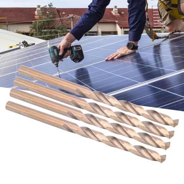 10 stk. HSS CO Lige Skaft Twist Borebits til Rustfrit Stål Jernplade (5.5mm)