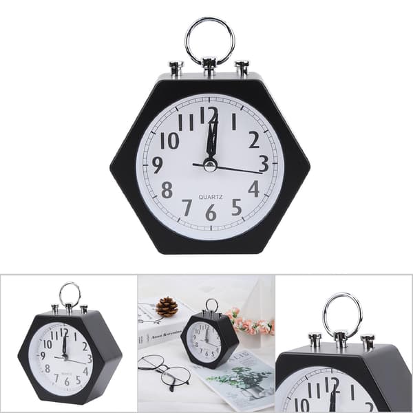 Tyst mjuk väckarklocka Barn väckarklocka Timer Digital klocka (svart)