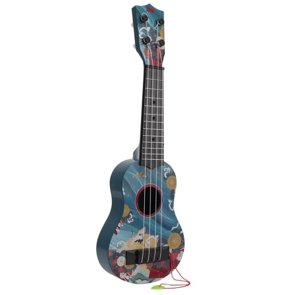 Barnleksak Ukulele Mini Plastgitarr Musikinstrument för förskolebarn PresentBlå