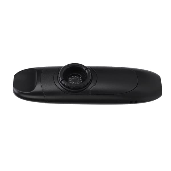 Sort ABS Kazoo Fløjte med 5 Ekstra Membraner til Live Show