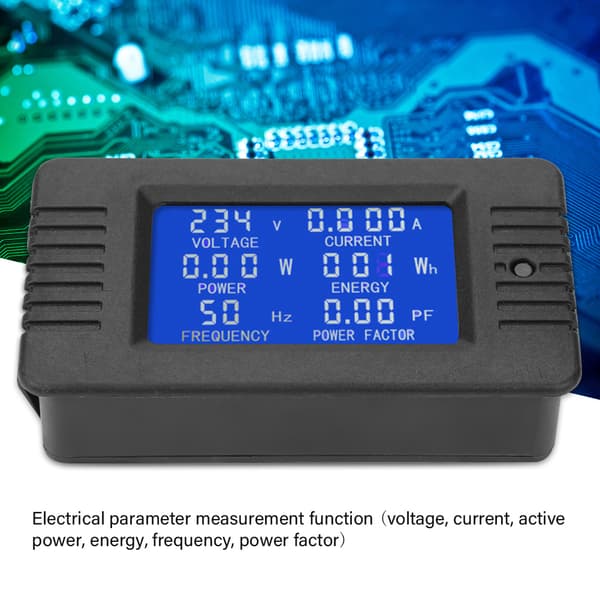 PEACEFAIR PZEM-018 AC Multifunktion Digital Måler Strøm Energi Spænding Strøm Tester 5A